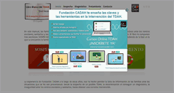 Desktop Screenshot of libroblancotdah.fundacioncadah.org